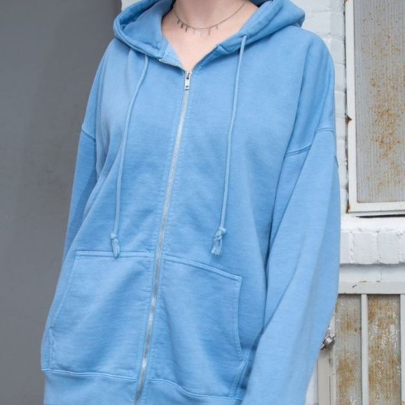 Brandy Melville Sweaters - blue carla hoodie